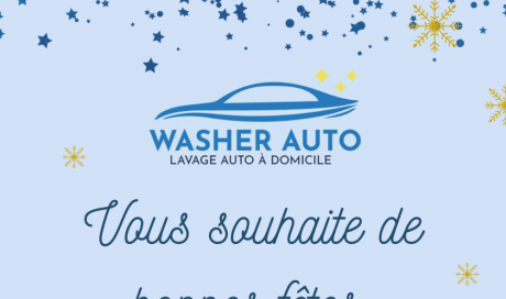 WASHER AUTO vous souhaite de très bonne fête de fin d'année